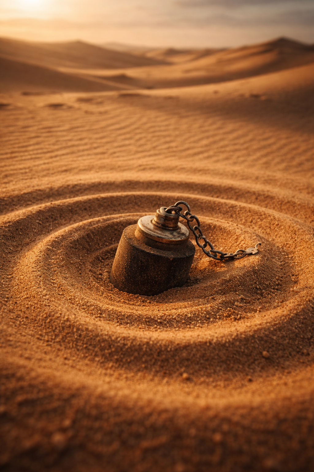 The desert devours false memory.